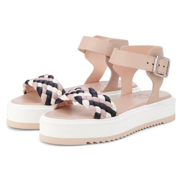 Attilio Giusti Leombruni Shoes - 🆕 AGL Attilio Giusti Leombruni Mirea Braided Platform Sandal Leather 8